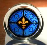 Fleur de Lys Blue
